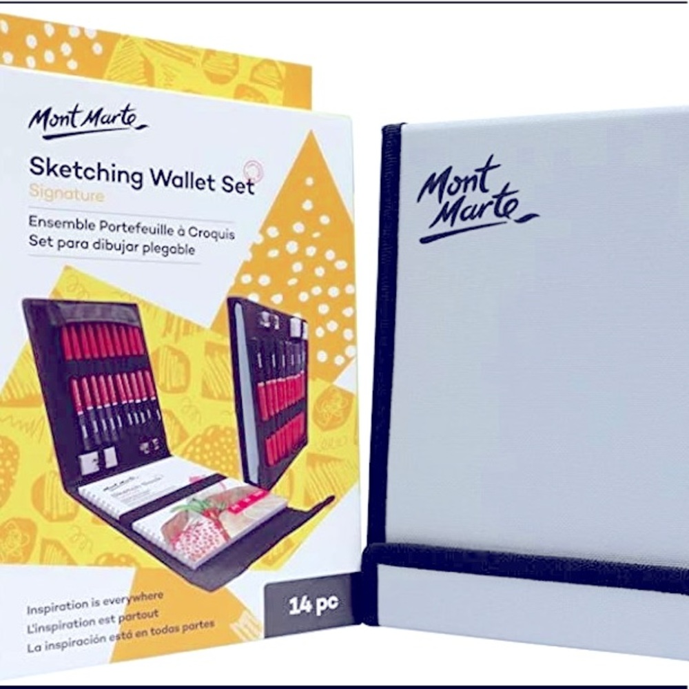 MontMarte 14pc Sketching Wallet Set